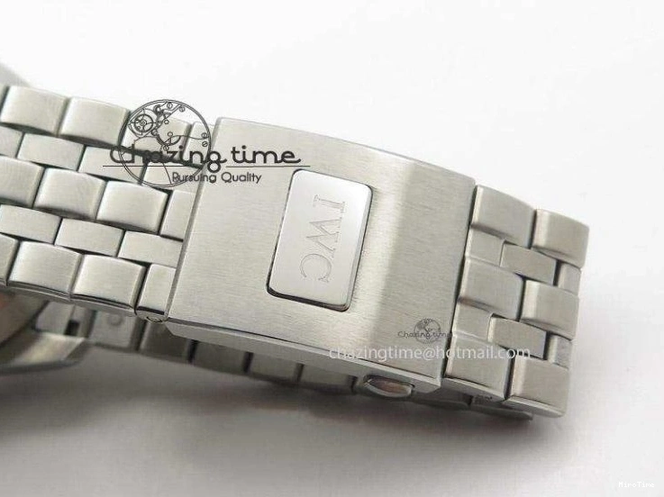 MIROTIME 0114 Minimalist Pilot Chrono 3777 43mm ZF 1:1 Best Edition Black Dial On SS Bracelet A 7364